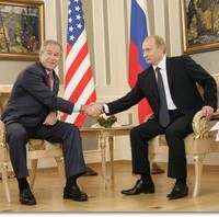 President Bush and President Putin, July 15, 2006